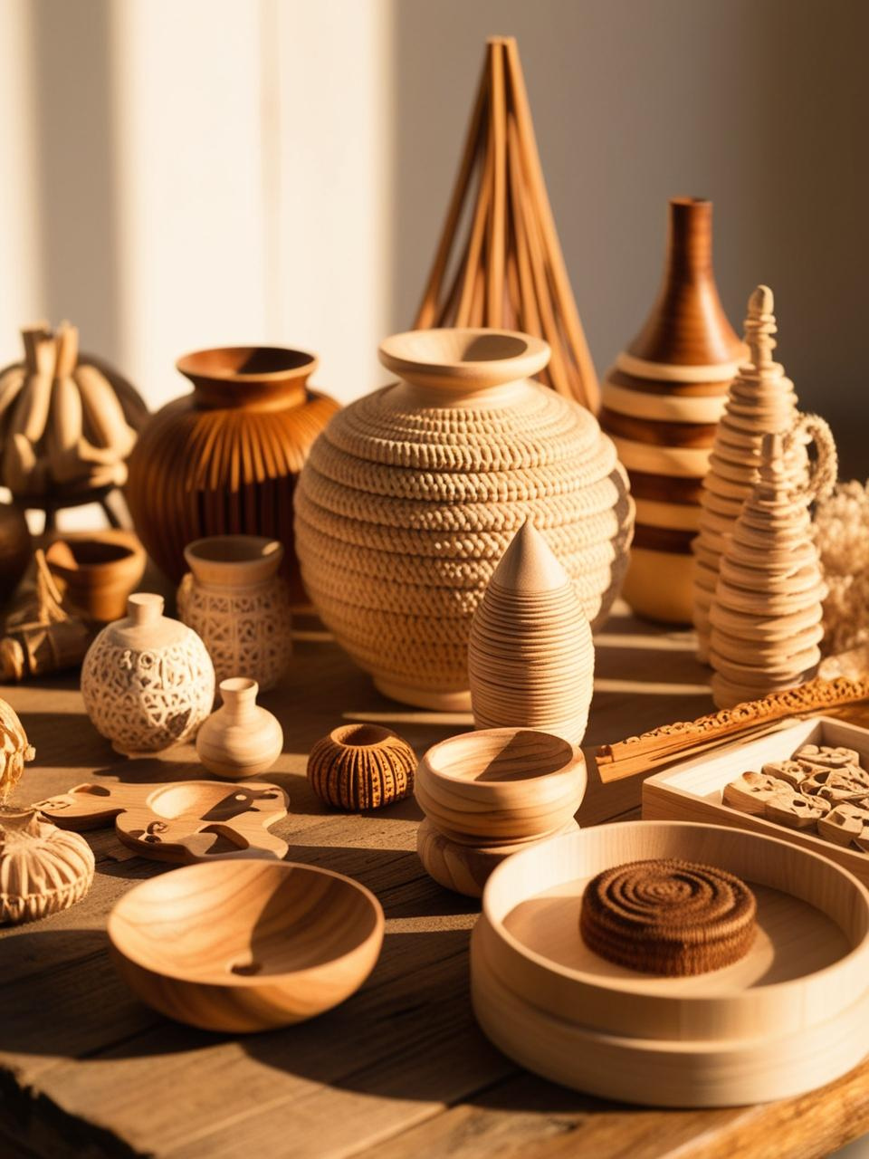 wooden handicrafts exporter in India